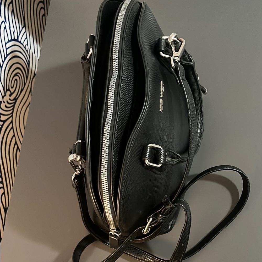 Nine West Black Dome Satchel Bag - Picture 2 of 7